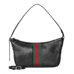 Gucci Women Lunetta small crossbody bag black leather ‎863406 AAGF7 1053