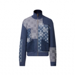Louis Vuitton Men Zip Up Patchwork Tracktop 1AIMAC