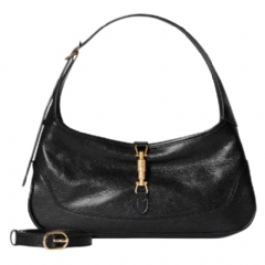Gucci Women Jackie Slim small shoulder bag black leather ‎863137 AAGDJ 1000