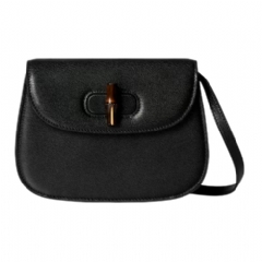 Gucci Women Bamboo mini bag black leather ‎867162 AAGDM 1096