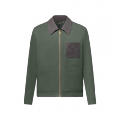 Louis Vuitton Men Light Linen Workwear Jacket 1AHV71