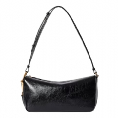 Gucci Women Gucci Half Horsebit medium shoulder bag black leather 860787 AAF1G 1000