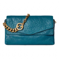 Gucci Women Large shoulder bag with chain cobalt blue GG leather ‎857362 AAF1J 4406