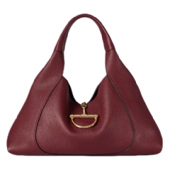 Gucci Women Gucci Softbit maxi shoulder bag Rosso Ancora red leather ‎837466 AAEAO 6207