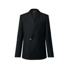 Louis Vuitton Men Tailored Kimono Double-Breasted Jacket 1AILXB
