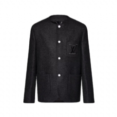 Louis Vuitton Men Chic Collarless Jacket 1AJBOI