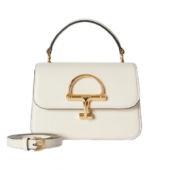 Gucci Women Gucci Siena small top handle bag ivory leather 855536 AAFKB 9540