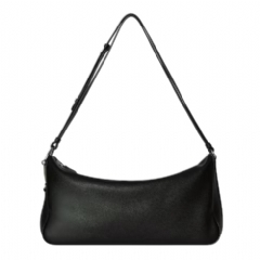 Gucci Women Gucci Half Horsebit crossbody bag black soft grainy leather 862810 AAFLD 1000