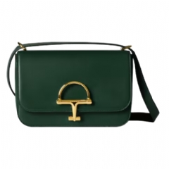 Gucci Women Gucci Siena small shoulder bag green leather ‎846705 AAFKB 3020