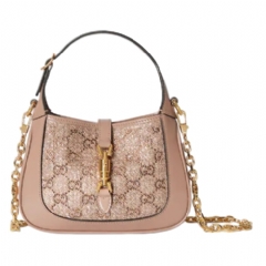 Gucci Women Gucci Jackie 1961 crystal mini bag ‎861877 FAFMK 9847