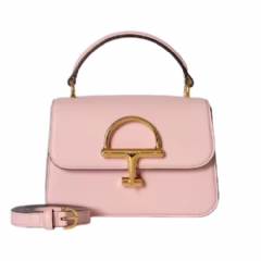 Gucci Women Gucci Siena small top handle bag pink leather ‎855536 AAEDB 5930
