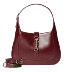 Gucci Women Gucci Jackie 1961 medium bag Gucci Rosso Ancora leather 810232 AADDX 6449