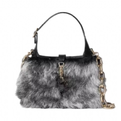 Gucci Women Gucci Jackie 1961 shearling bag 853308 AAFUD 8844