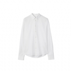 Burberry Men Slim Fit Cotton Oxford Shirt White 81219961