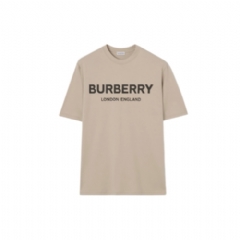 Burberry Men Logo Cotton T-shirt Lichen beige 81223241