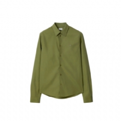 Burberry Men Regular Fit Cotton Poplin Shirt Pasture green 81221541