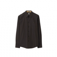 Burberry Men Regular Fit Cotton Poplin Shirt Bark brown 81155101