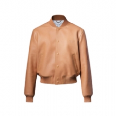 Louis Vuitton Men Natural Leather Varsity Blouson 1AILZY