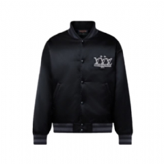 Louis Vuitton Men Embellished Nylon Baseball Blouson 1AHBH9