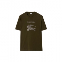 Burberry Men EKD Cotton T-shirt Marsh green 81190071