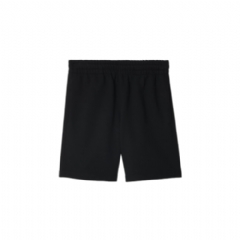 Burberry Men Check Label Cotton Shorts Black 81018901