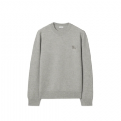 Burberry Men Wool Sweater Mid grey melange 81163651