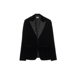 Burberry Men Velvet Tuxedo Jacket Black 81203621