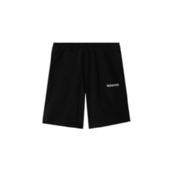 Burberry Men Logo Cotton Shorts Black 81190021