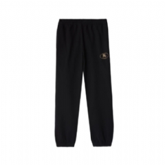 Burberry Men Knight Stamp Cotton Jogging Pants Black 81110121