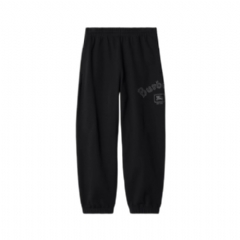 Burberry Men Gothic Logo Cotton Jogging Pants Black 81161241