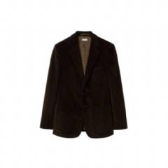 Burberry Men Corduroy Tailored Jacket Clove brown 81135161