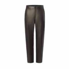 Louis Vuitton Men Leather Pants 1AHBWV