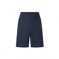 Louis Vuitton Men LV Blason Cotton Chino Shorts 1AFRET