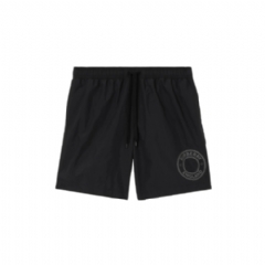 Burberry Men Logo Graphic Swim Shorts Black 81215871