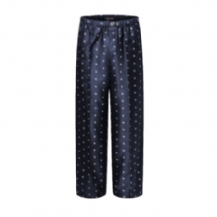 Louis Vuitton Men Monogram Silk Pajama Pants 1AGMY7