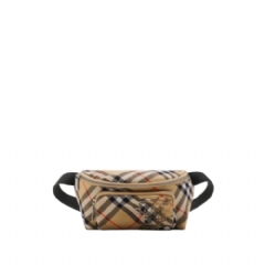 Burberry Men Small Check Belt Bag Sand beige 81067141
