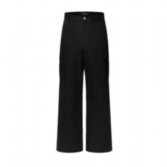 Louis Vuitton Men Signature Cargo Pants Black 1AJC19