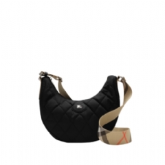 Burberry Men Large Horseshoe Crossbody Bag Black 81241691