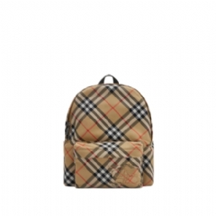 Burberry Men Small Check Backpack Sand 81023541