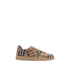 Burberry Men Check Terrace Sneakers Sand 80952761