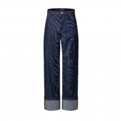 Louis Vuitton Men Cuffed Denim Skate Pants 1AHVBJ