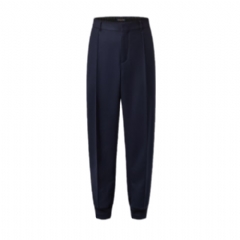 Louis Vuitton Men Wool-Silk Blend Jogging Pants 1AIHQ3