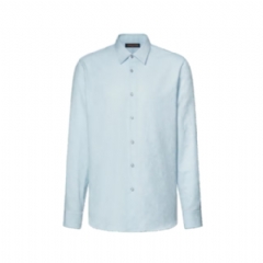 Louis Vuitton Men Monogram Long-Sleeved Shirt 1AJC78