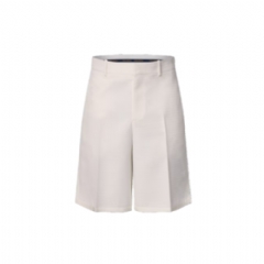 Louis Vuitton Men Preppy Tailored Wool Shorts 1AGTOW