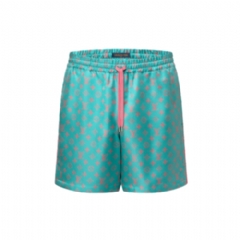 Louis Vuitton Men Monogram Silk Shorts 1AHVQL