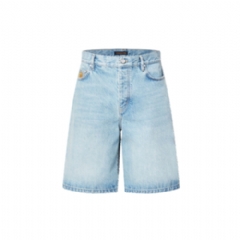 Louis Vuitton Men LV Denim Shorts 1AGTI1