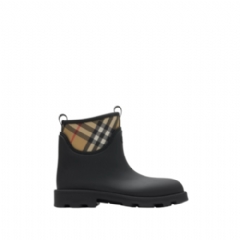 Burberry Men Rubber Marsh Stamp Low Boots​ Black 81116951