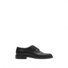 Burberry Men Leather Manor Derby Shoes Black 81187371
