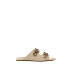 Burberry Men Check Suede Urchin Sandals Bake beige 81188891