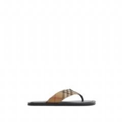 Burberry Men Check Pavilion Sandals​ Sand 81091621